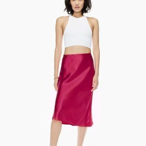 Aritzia Midi Slip Skirt